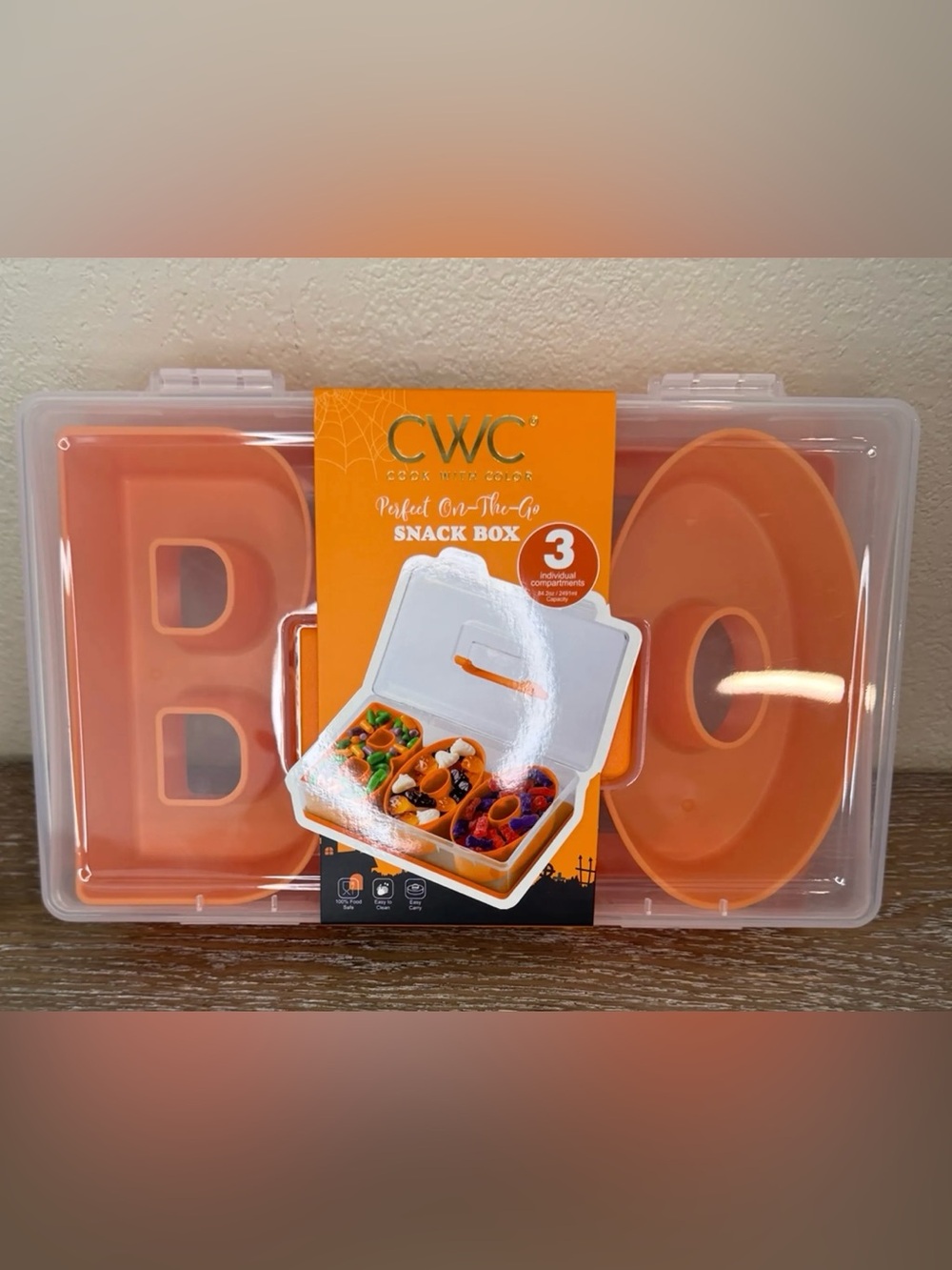 CWC Perfect On-The-Go Snack Box - BOO - New